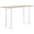 vidaXL Nohy barového stola v tvare U, 2 ks, biele, 50 x (100-101) cm, oceľové