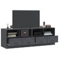 vidaXL TV skrinky 2 ks antracitové 67x39x44 cm oceľ