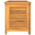 vidaXL Záhradný úložný box s vreckom 90x50x58 cm masívny teak