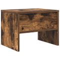 vidaXL Nočný stolík dymový dub 40x30x30 cm spracované drevo