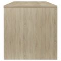 vidaXL Konferenčný stolík, dub sonoma 100x40x40 cm, kompozitné drevo