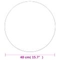 vidaXL Nástenné zrkadlo 40 cm okrúhle sklenené