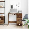 vidaXL Stôl Old Wood 90x45x76 cm Engineered Wood