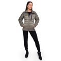 Dámska bunda Puffer Vetiver/Black - GymBeam, veľkosť XL, veľkosť oblečenia XL