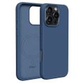 Puzdro Etteri Silicone Mag pre iPhone 16 Pro 6,3" tmavomodré