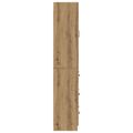 vidaXL Sada skríň 2 ks 66 x 34,5 x 87 cm Kompozitné drevo Dub artisan