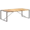 vidaXL Jedálenský stôl 220x100x75 cm masívne surové mangovníkové drevo