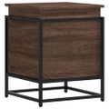 vidaXL Úložný box s vekom hnedý dub 40x40x51,5 cm kompozitné drevo