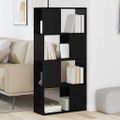vidaXL Zostava TV skriniek 60 x 24 x 125,5 cm Čierna Kompozitné drevo