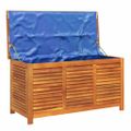 vidaXL Záhradný úložný box s mriežkami 113x50x56 cm masívna akácia