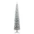vidaXL Umelý vianočný stromček Zelená 270 cm PVC, oceľ a plast