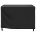 vidaXL Poťah na záhradný nábytok čierny 135x135x90 cm vodotesný 420D