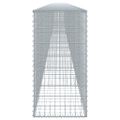 vidaXL Gabiónový kôš s krytom 1200x50x100 cm pozinkované železo