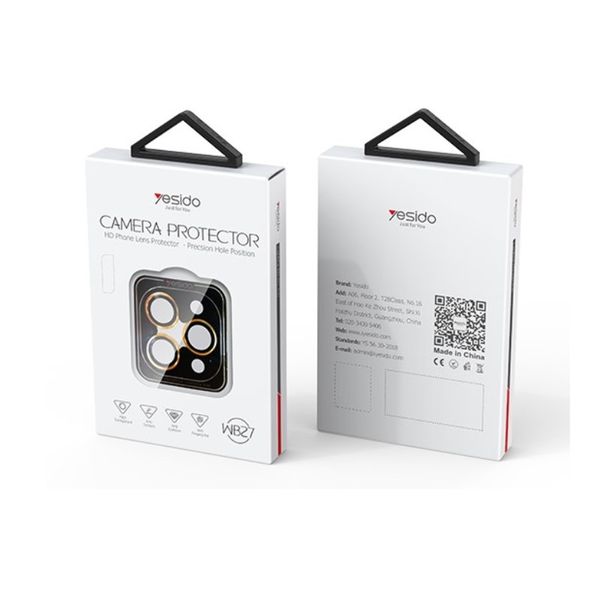 yesido Lens Protector WB27 for iPhone 15 Silver