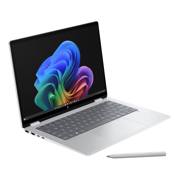 HP Omnibook X Flip/14-fm0003nc/U7-258V/14"/2880x1800/T/32GB/1TB/Intel int/W11H/Silver/2R NBD HP OmniBook X Flip AI 14-fm0003nc/ Core Ultra 7-258V/ 32GB DDR5/ 1TB SSD/ Intel Arc/ 14"3K,OLED,touch/ W11H/ stríbrný