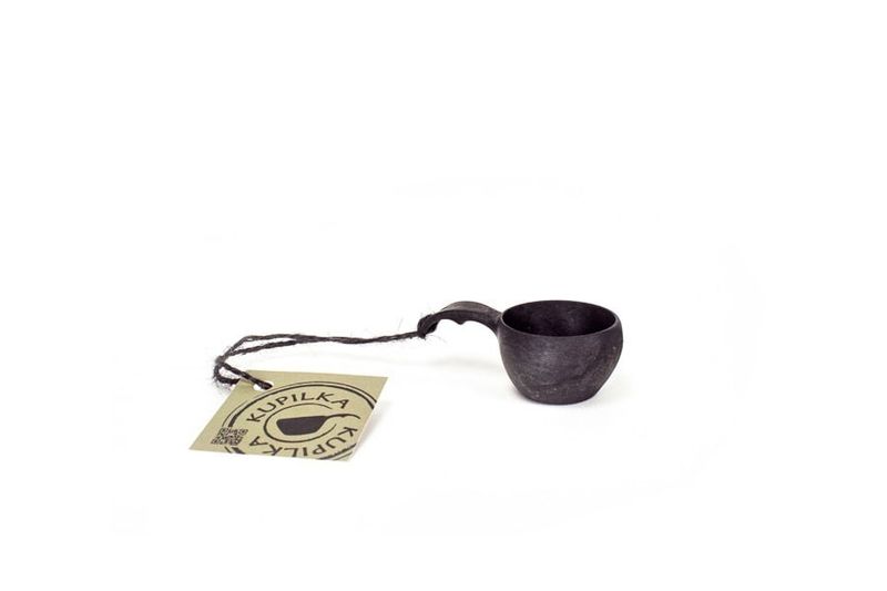 Kupilka K1KS Mini cup Black malý hrnček 15 ml, čierna