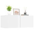 vidaXL TV skrinky 2 ks lesklé biele 80x30x30cm spracované drevo