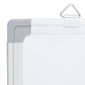 vidaXL Magnetická biela tabuľa skladacia 120x80x1,7 cm hliník