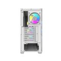 Počítačová skriňa Darkflash DS900WD ATX (biela) + 4 ventilátory