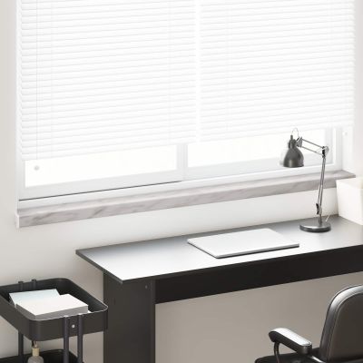 vidaXL Parapetné dosky Mramorová textúra 160 x 10 x 4,5 cm PVC