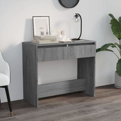 vidaXL Konzolový stolík, sivá sonoma 89x41x76,5 cm, kompozitné drevo