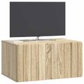 vidaXL Nástenná TV skrinka 59,5 x 41 x 30 cm Dub sonoma