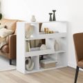 vidaXL Deliaca stena biela 100x33x94,5 cm kompozitné drevo