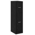 vidaXL Lekárenský kabinet Čierny dub 30 x 41 x 118 cm Kompozitné drevo