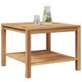 vidaXL Konferenčný stolík Hnedá 60 x 60 x 45 cm Husté teakové drevo