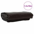 vidaXL Tarpaulin 650g / m² Hnedá 1,5 x 10 m Plátno s PVC povrchom