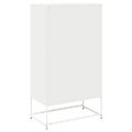 vidaXL Highboard White 68x39x123 cm Oceľ