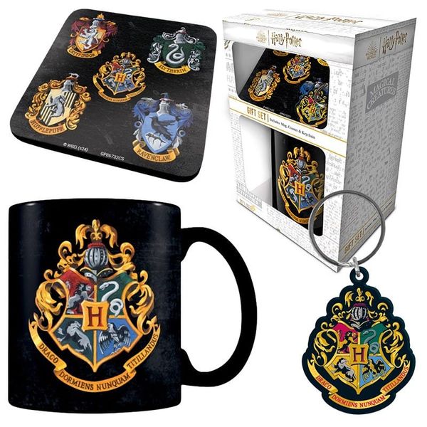 Darčeková sada Harry Potter - Farebný erb Rokfortu