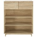 vidaXL Skrinka na topánky 73 x 38 x 87,5 cm Spracované drevo