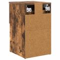 vidaXL Skriňa pod posteľ Dymový dub 29 x 31,5 x 49 cm Kompozitné drevo