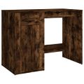 vidaXL Stôl dymový dub 100x49x75 cm spracované drevo