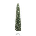 vidaXL Umelý vianočný stromček Zelená 270 cm PVC, oceľ a plast