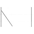vidaXL Zabudovaný plotový stĺpik 7 ks Sivá