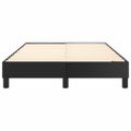 vidaXL Posteľný rám s boxspringom čierny 120x200 cm umelá koža