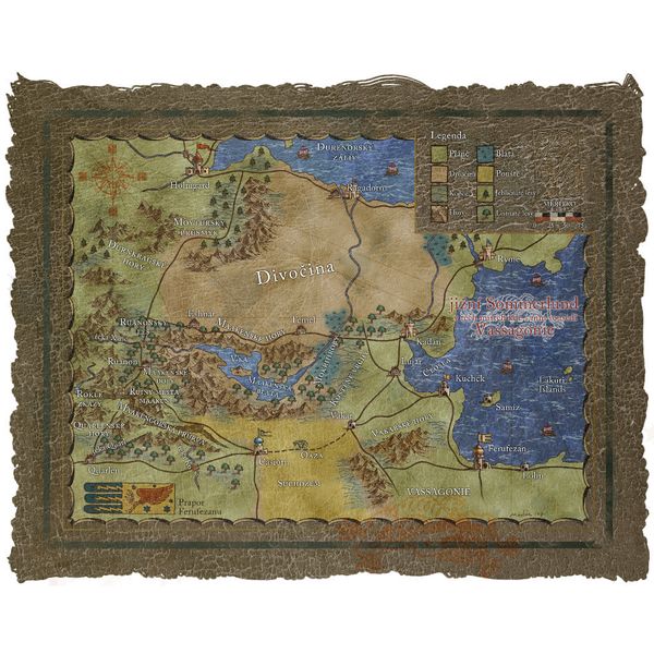 Mapa Južného Sommerlundu