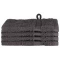 vidaXL Uterák pre hostí SOLUND 4 ks Antracit 15 x 21 cm 550 gsm