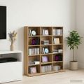 vidaXL CD Skrinka Dub artisan 96 x 23,5 x 97,5 cm Kompozitné drevo
