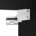 vidaXL 2-dielna sada kúpeľňového nábytku čierna dub kompozitné drevo