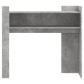 vidaXL Konzolový stolík betónový sivý 100x35x90 cm drevotrieska