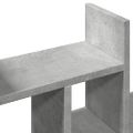 vidaXL Organizér na stôl, betónový 34,5x15,5x35,5 cm, kompozitné drevo