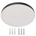 LED prisadené svietidlo DIONI kruhové, čierné,32W, CCT