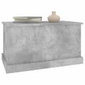 vidaXL Úložný box betónovo-sivý 70x40x38 cm spracované drevo