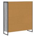 vidaXL Knižnica 99.5 x 30 x 108.5 cm Kompozitné drevo Sivý Sonoma