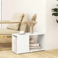 vidaXL TV skrinka, biela 60x24x32cm, drevotrieska