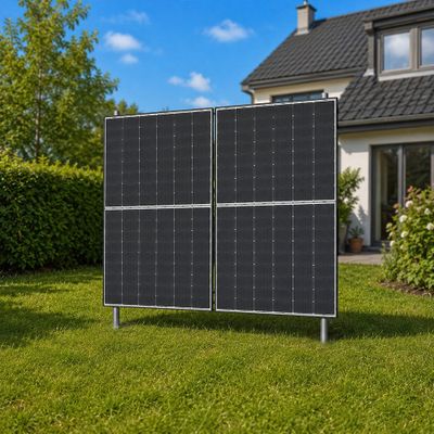 Plotová konštrukcia TIPA pre 2 solárne panely 910Wp