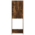 vidaXL Toaletná skriňa ZWOLLE Dymový dub 66 x 25,5 x 190 cm